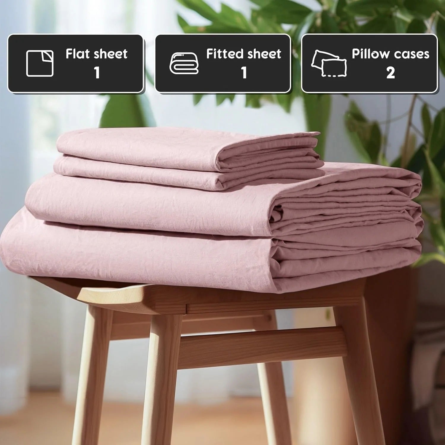 Natural European Linen Sheet